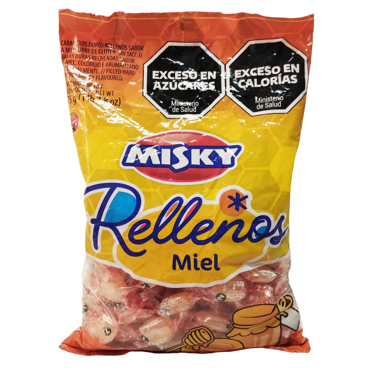 Caramelos Misky-Miel Bolsa 675g.