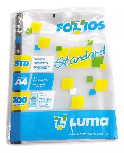 Folios STD Luma Oficio PackX100