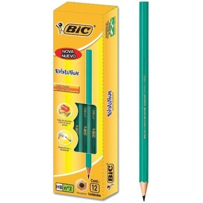 Lápiz Bic Negro x 12 unid.