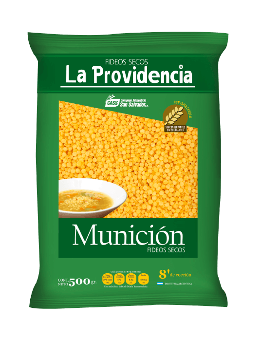 Fideos La Providencia Munición X 20Und