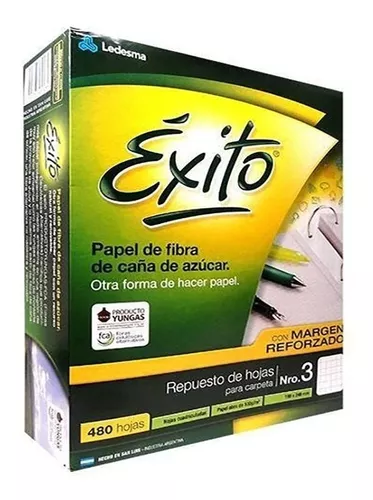 Repuesto Exito Tradicional 480Hojas N°3 c/u