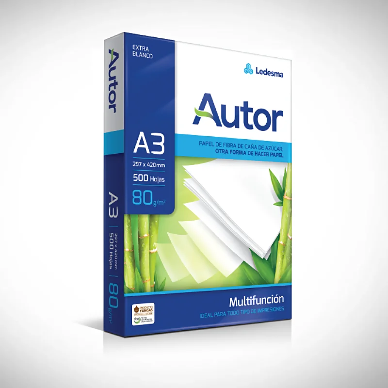 Resma A3 Autor 80G.
